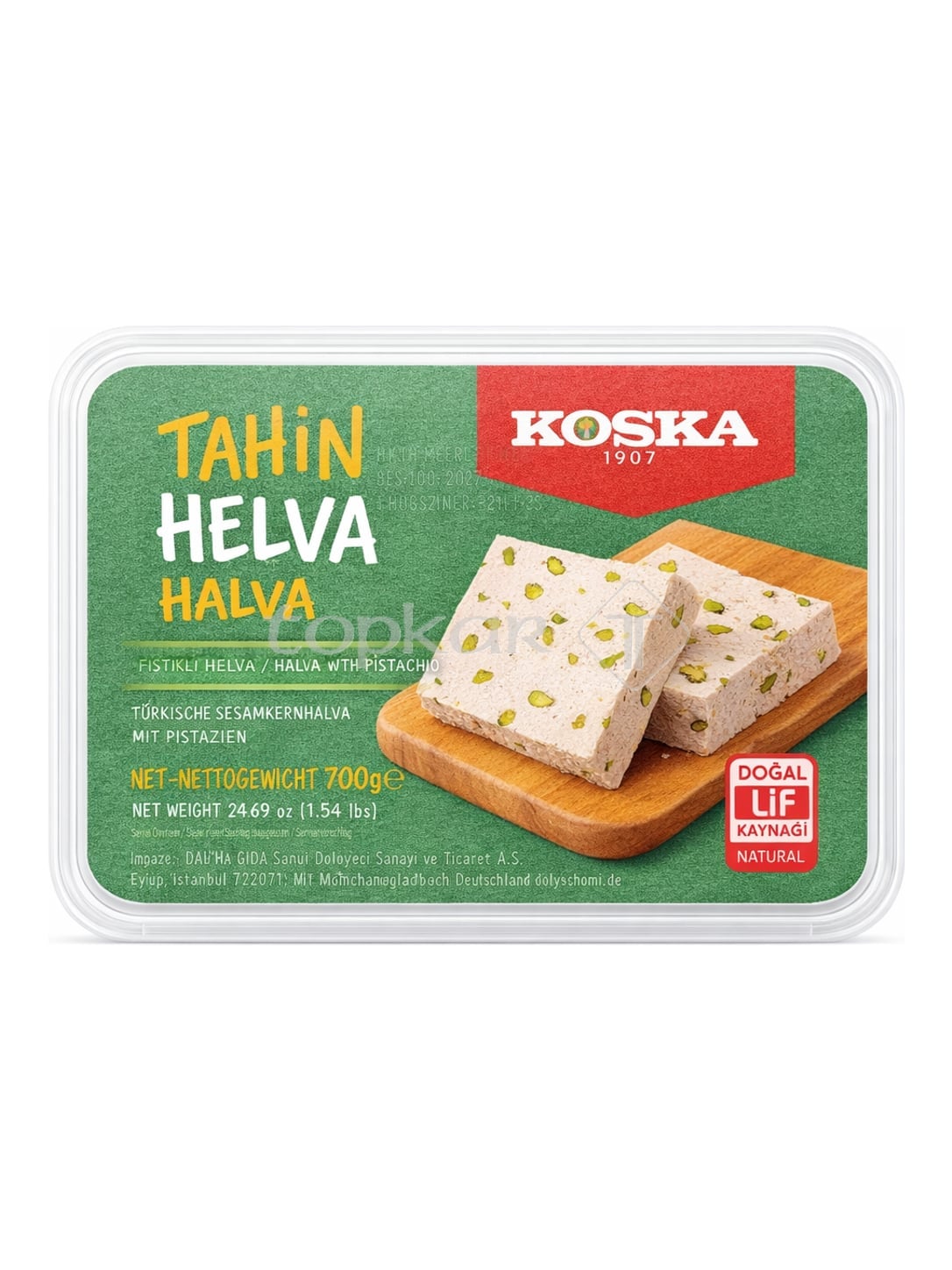 Koska Halva mit Pistazien