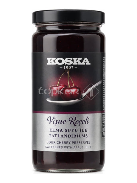 Koska Sauerkirsch Konfitüre mit Apfelsaft gesüßt
