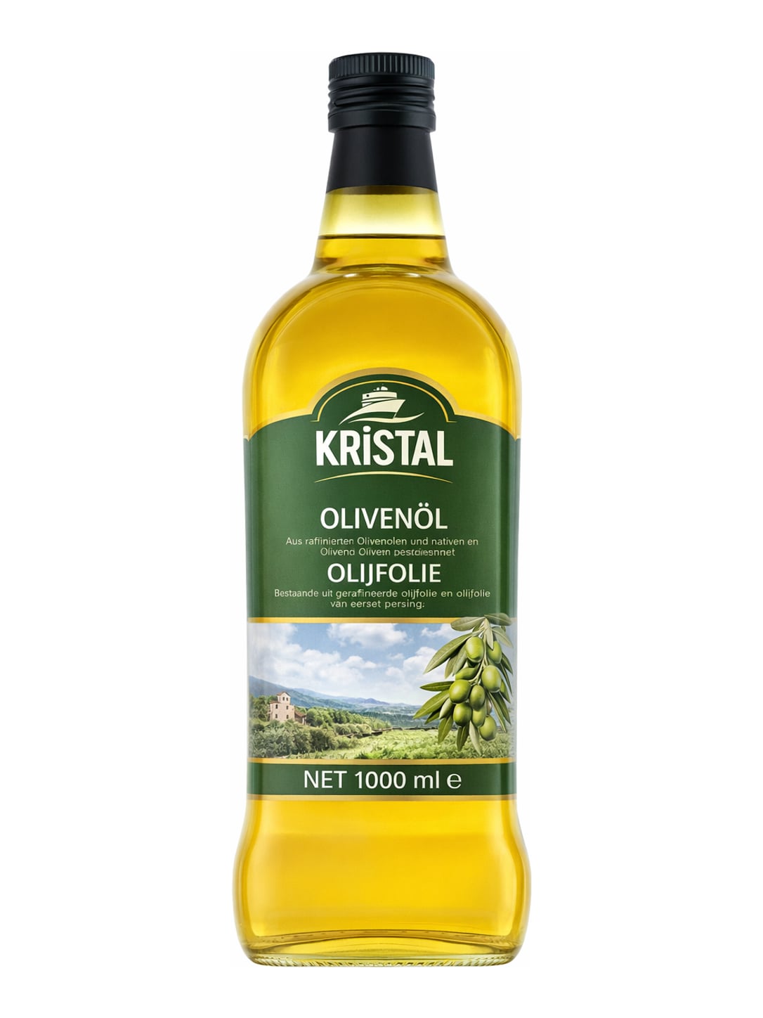 Kristal Olivenöl 1000 ml – Zeytinyağı Riviera mildes Speiseöl aus der Türkei