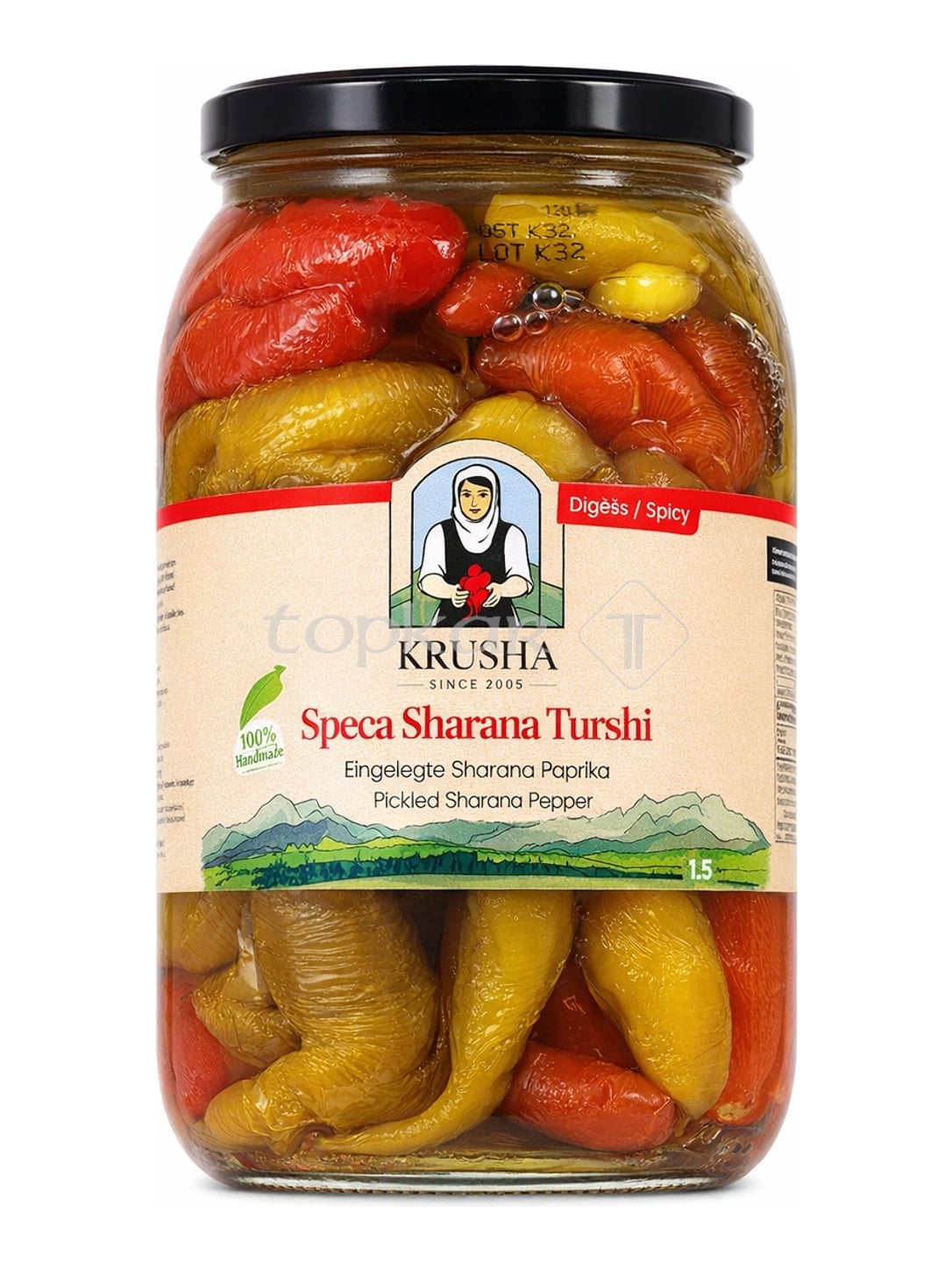 Krusha Eingelegte Sharana Paprika