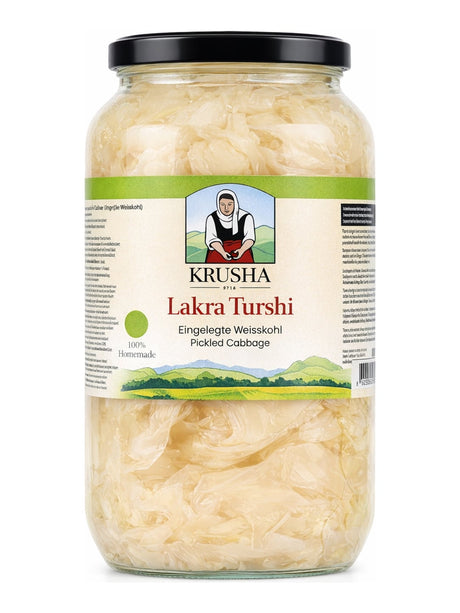 Krusha Lakra Turshi 3kg – Eingelegter Weisskohl Pickled Cabbage aus Kosovo