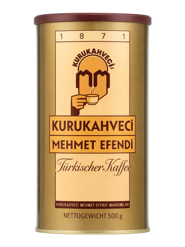 Kurukahveci Mehmet Efendi Türkischer Kaffee 500g – Türk Kahvesi feiner Arabica-Kaffee gemahlen