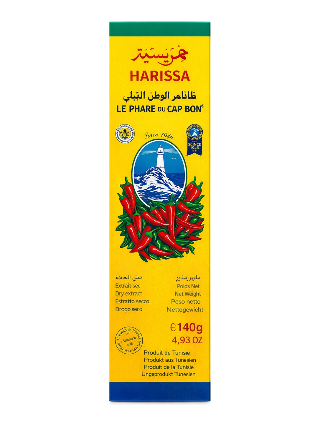 Le Phare du Cap Bon Harissa 140g – Harissa de piment rouge tunesische Gewürzpaste