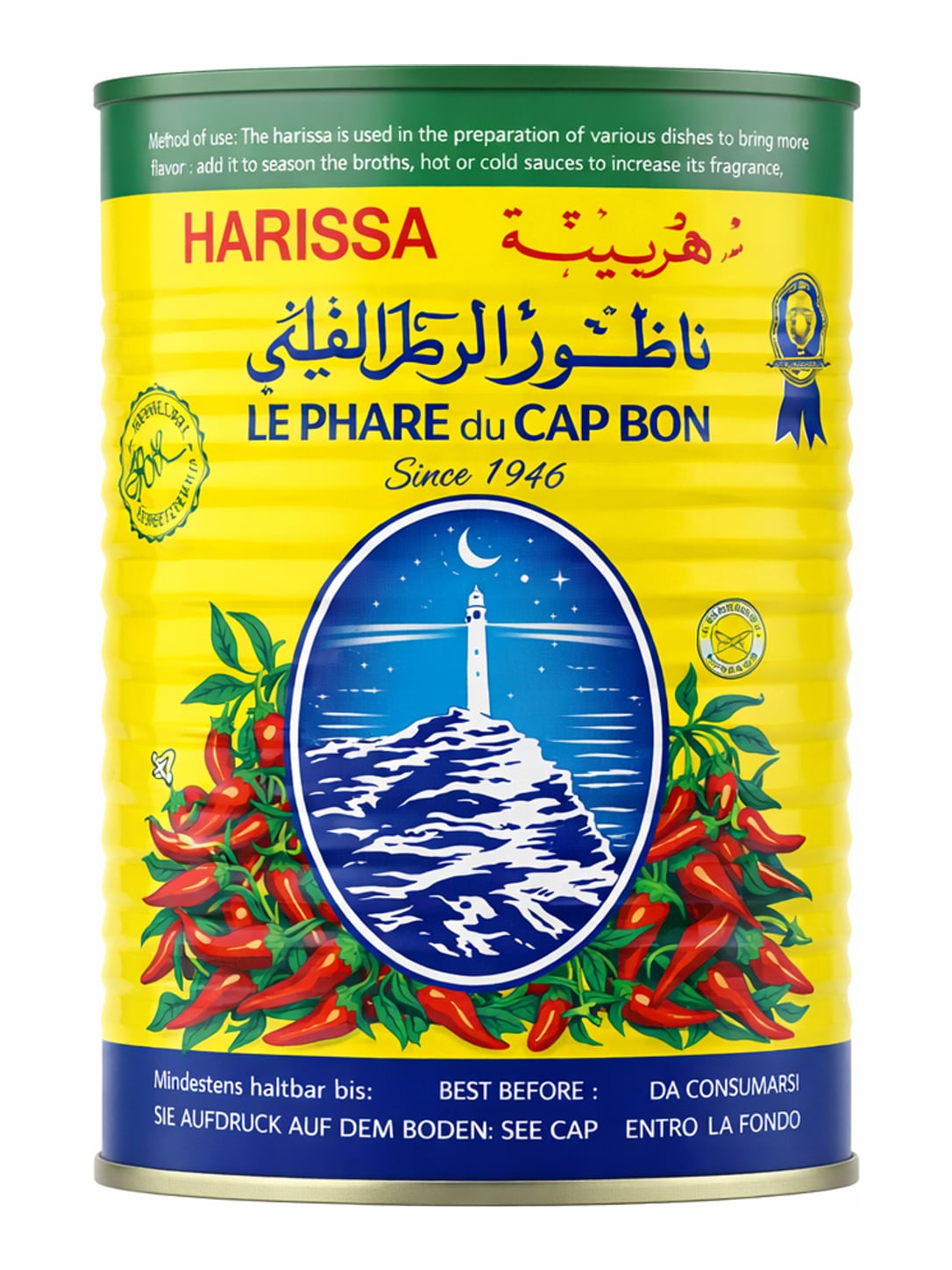Le Phare du Cap Bon Harissa 380g – scharfe tunesische Chilipaste Harissa de piment rouge