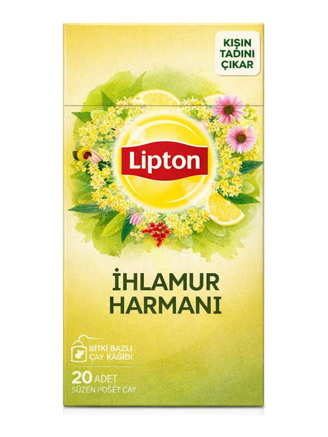 Lipton Ihlamur Harmanı 20 x 1,6 g – Lindenblüten Kräutertee Teebeutel