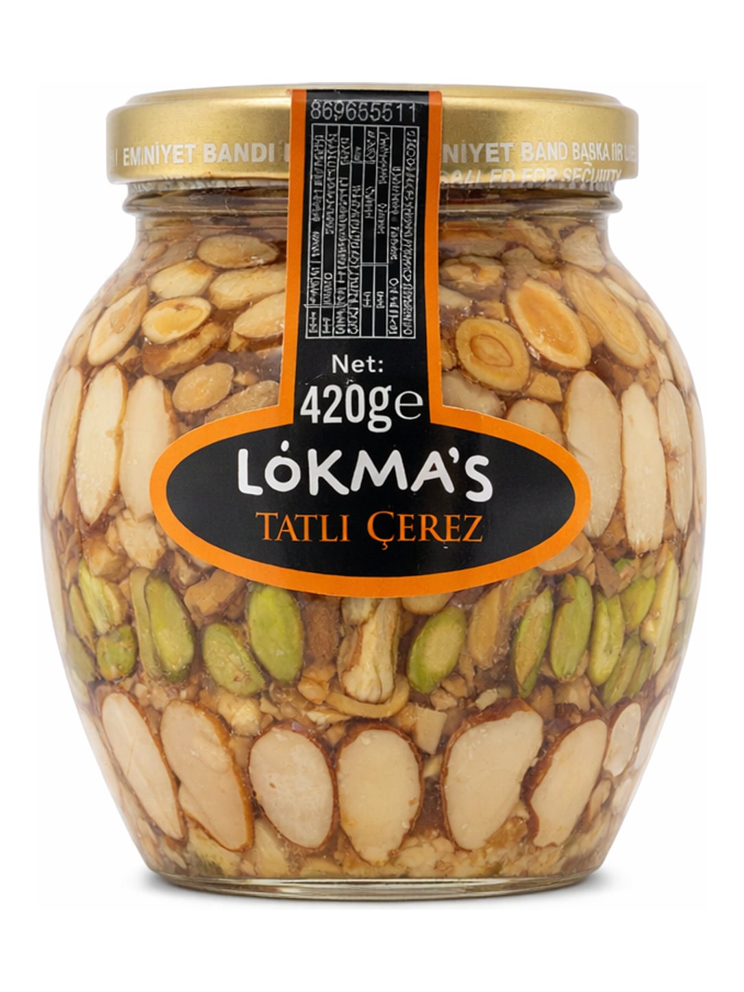 Lokma's Gesüßte Nusskernmischung 420g – Tatlı Çerez mit Erdnüssen, Mandeln, Pistazien, Pekanen & Haselnüssen