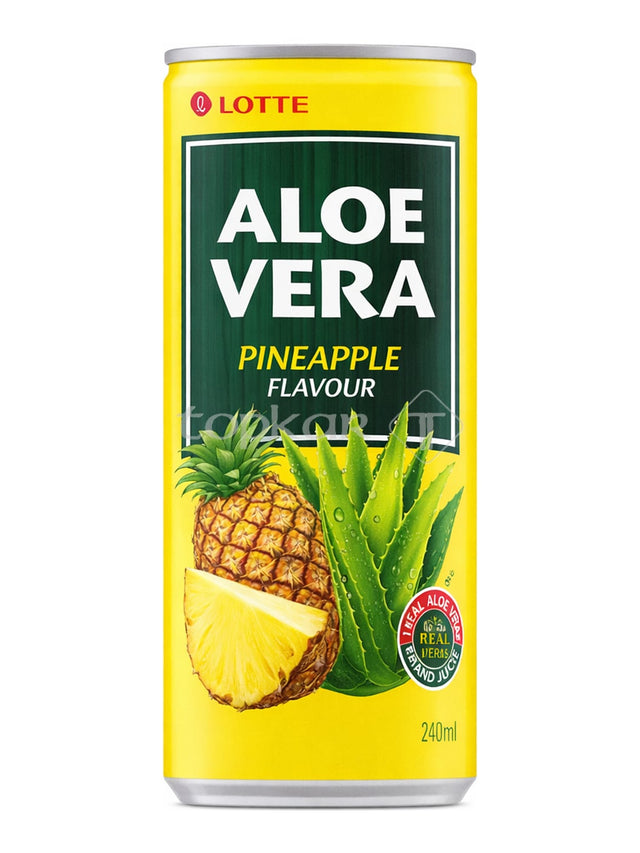 Lotte Aloe Vera Getränk Ananas 240 ml – Aloe Vera Pineapple Drink