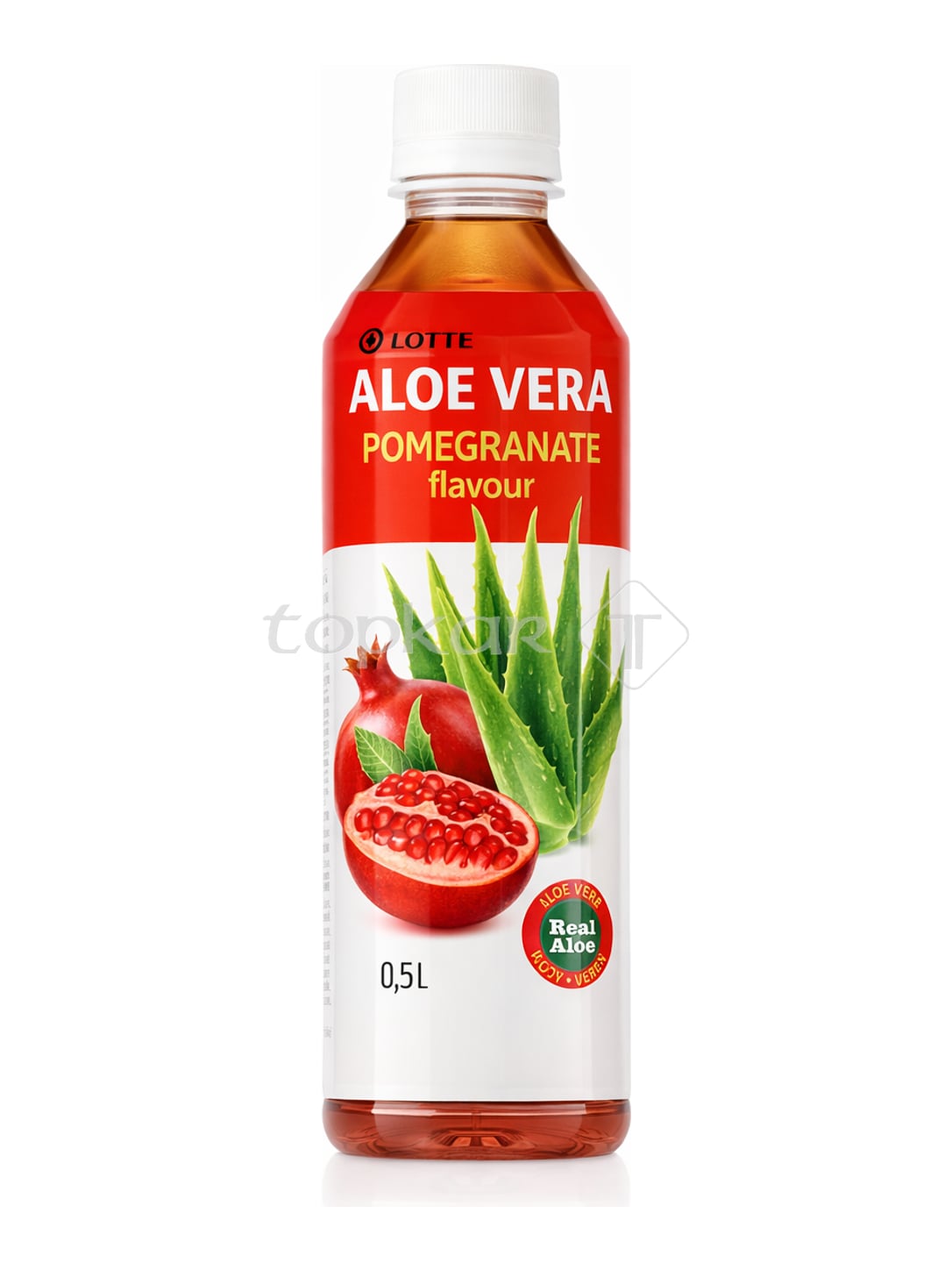 Lotte Aloe Vera Granatapfel 0,5 l – Aloe Vera Pomegranate koreanisches Getränk
