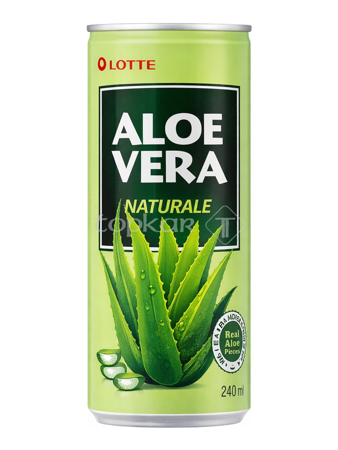 Lotte Aloe Vera Naturale 240 ml – koreanisches Aloe-Vera-Getränk Traube