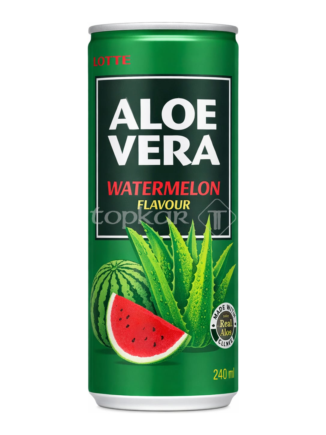 Lotte Aloe Vera Getränk Wassermelone 240 ml – Aloe Vera Watermelon Drink