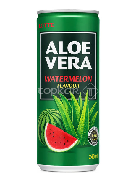 Lotte Aloe Vera Getränk Wassermelone 240 ml – Aloe Vera Watermelon Drink