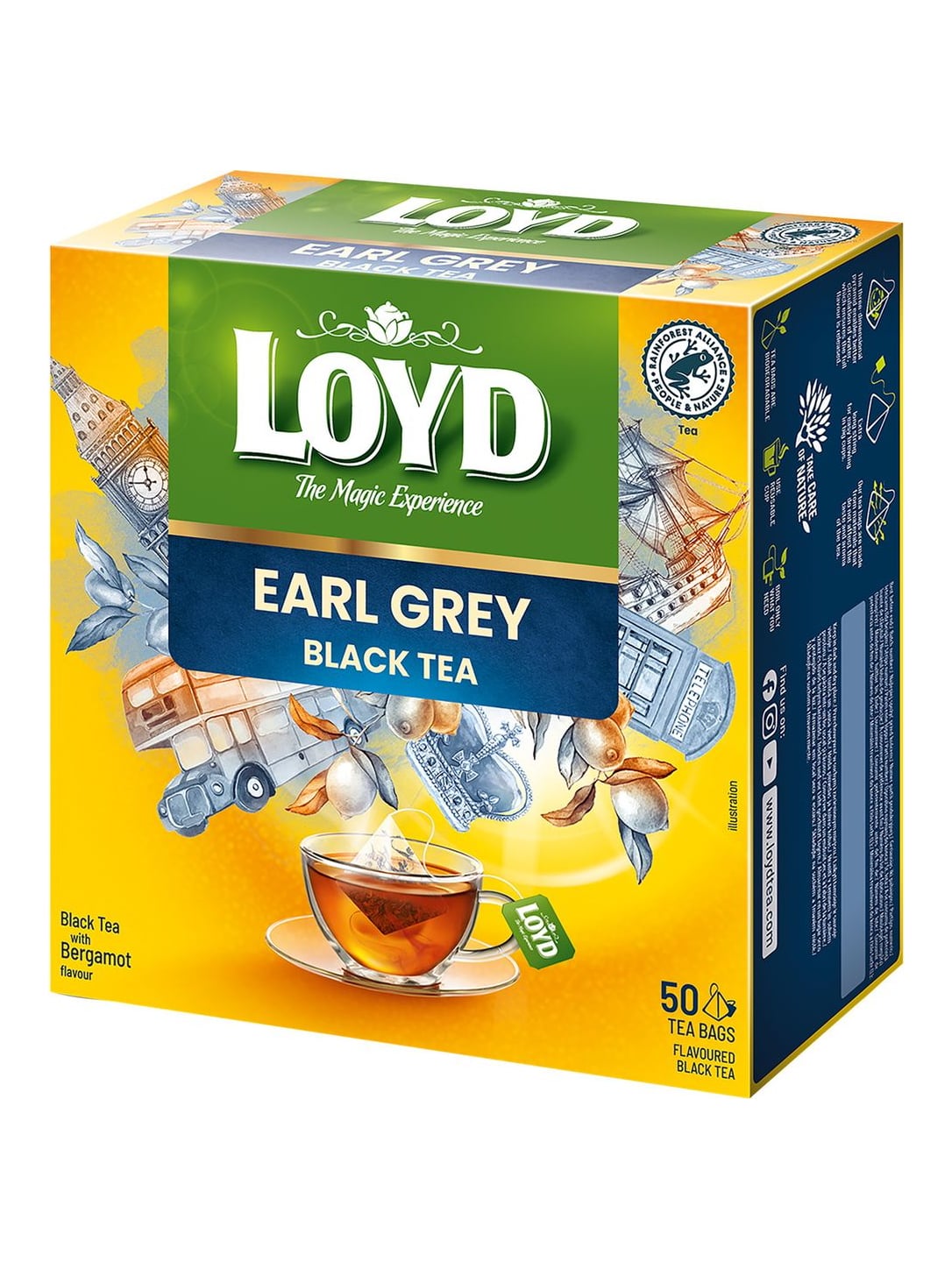Loyd Earl Grey Schwarztee 100g – Bergamotte Tee Beutel