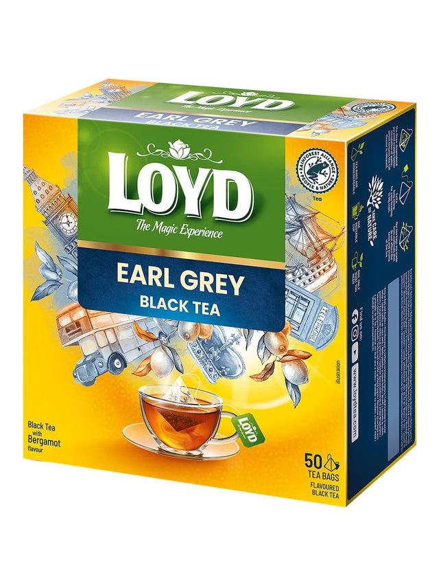 Loyd Earl Grey Schwarztee 100g – Bergamotte Tee Beutel