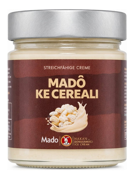 Madò Ke Cereali Milchcreme mit Puffreis 200g – italienische Streichcreme Madò Ke Cereali