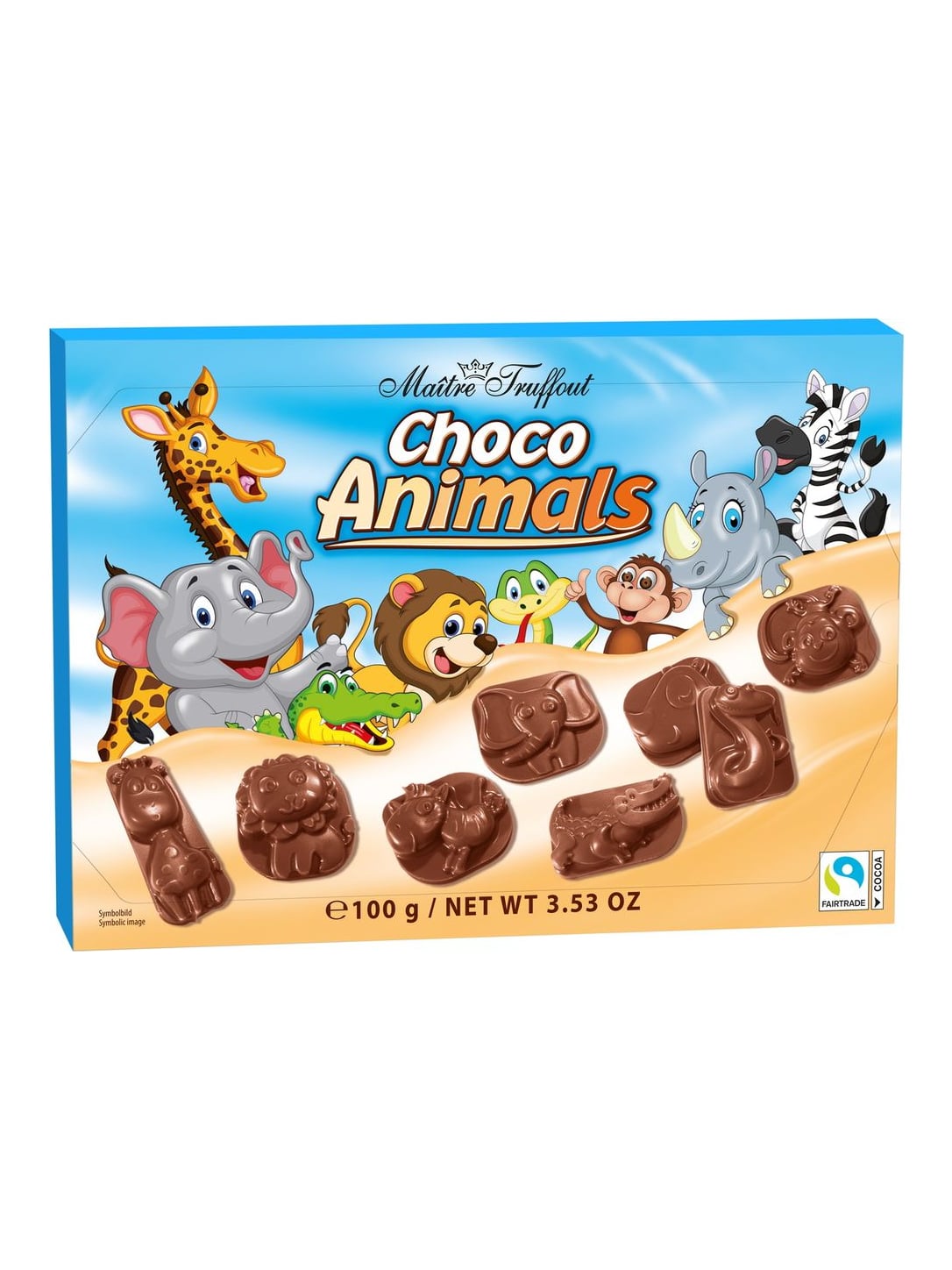Maître Truffout Choco Animals 100g – Milchschokolade in Tierformen