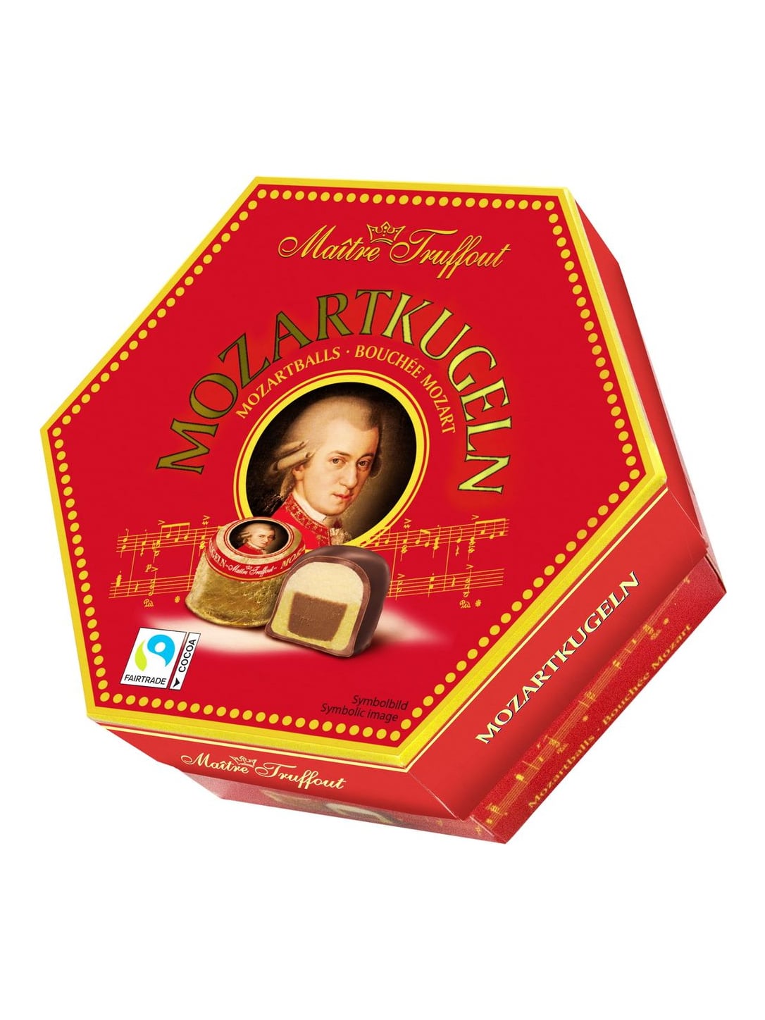 Maître Truffout Mozartkugeln 300g – Pralinen mit Mandeln Haselnuss und Pistazie