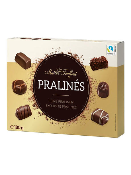 Maître Truffout Pralinenmischung Exquisite 180g – feine Pralinen Mischung