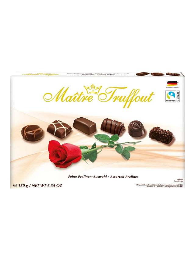 Maître Truffout Pralinenmischung Rose 180g – feine Pralinen Auswahl