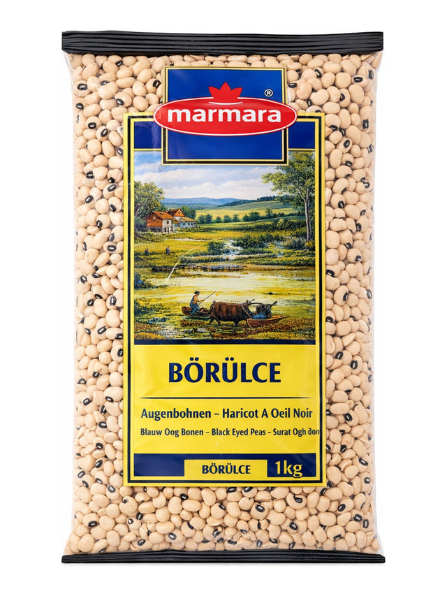 Marmara Augenbohnen 1 kg – Börülce Black Eyed Peas Hülsenfrüchte