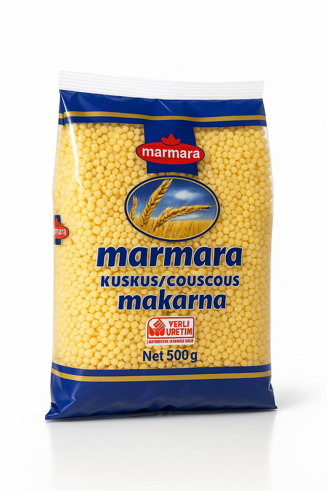 Marmara Kuskus Couscous Makarna 500g – Couscous-Nudeln aus Hartweizengries