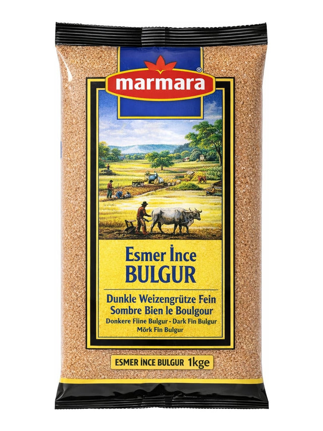 Marmara Dunkler Feiner Bulgur 1 kg – Esmer İnce Bulgur türkische Weizengrütze fein