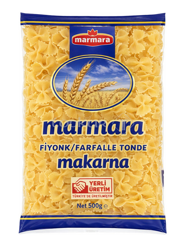 Marmara Farfalle 500g – Fiyonk Makarna Schleifennudeln aus Hartweizengrieß