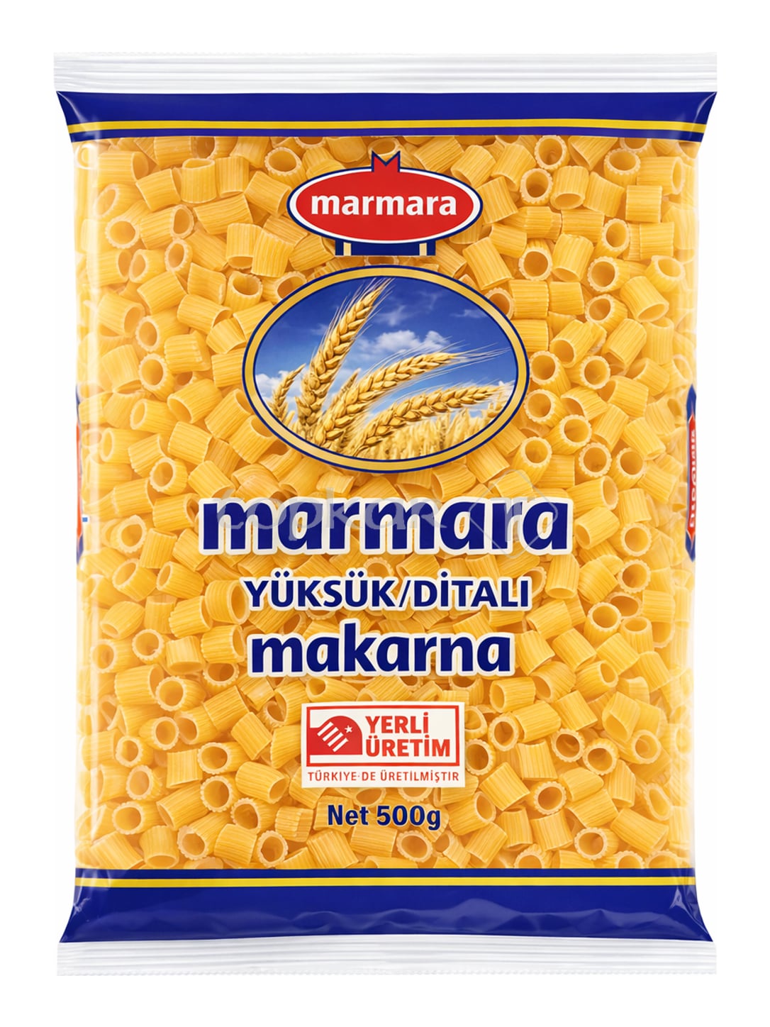 Marmara Fingerhut Nudeln 500g – Yüksük Makarna Ditalini aus Durum-Hartweizengrieß
