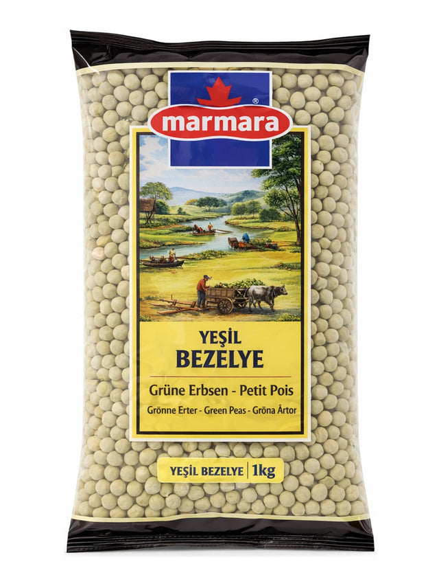 Marmara Yeşil Bezelye 1 kg – getrocknete grüne Erbsen