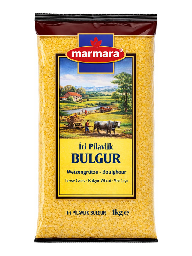 Marmara Grober Bulgur 1 kg – İri Pilavlık Bulgur türkischer Hartweizen-Grieß
