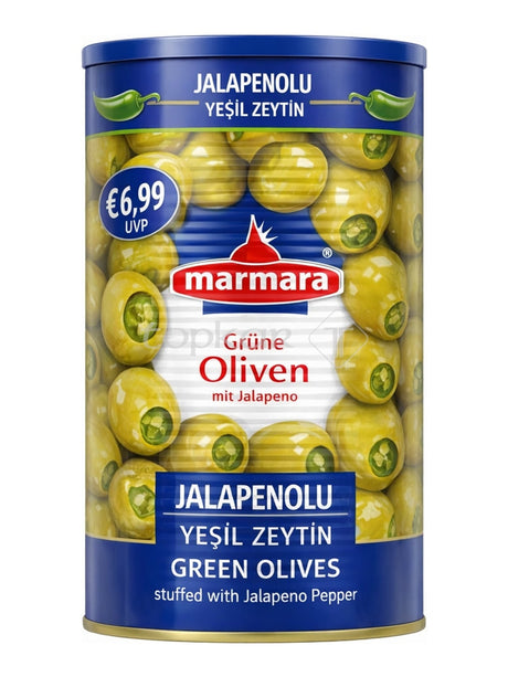 Marmara Grüne Oliven mit Jalapeno