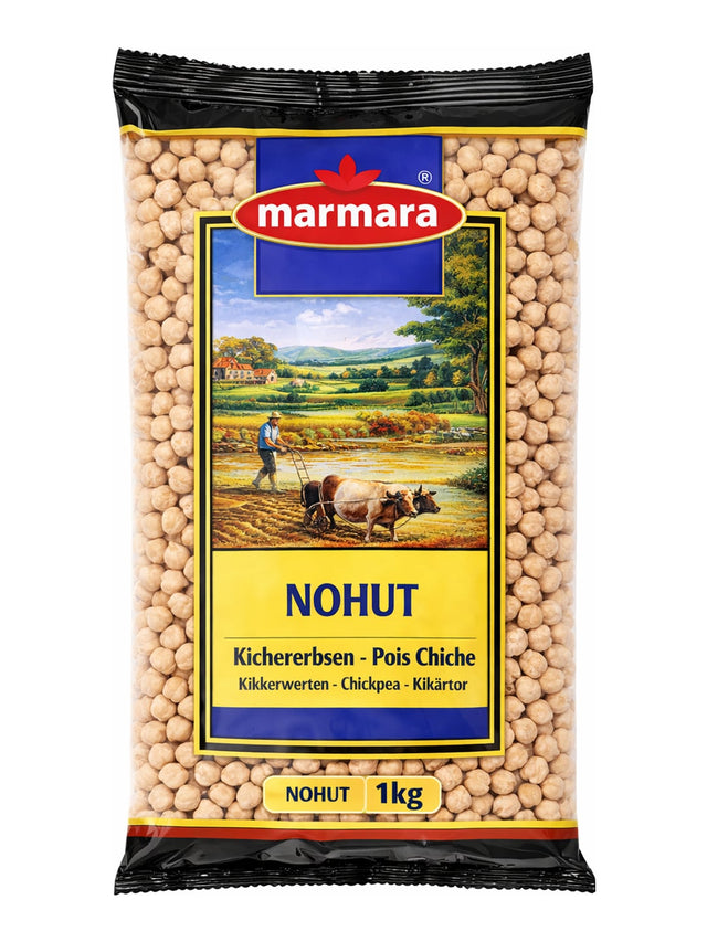 Marmara Kichererbsen 1 kg – Nohut getrocknete Hülsenfrüchte