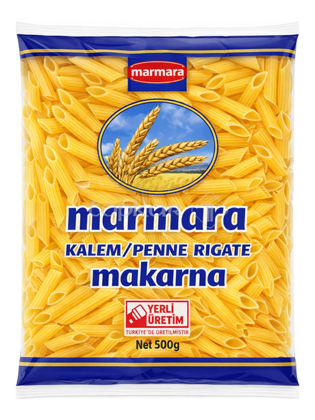 Marmara Penne Rigate 500g – Kalem Makarna Hartweizen-Nudeln