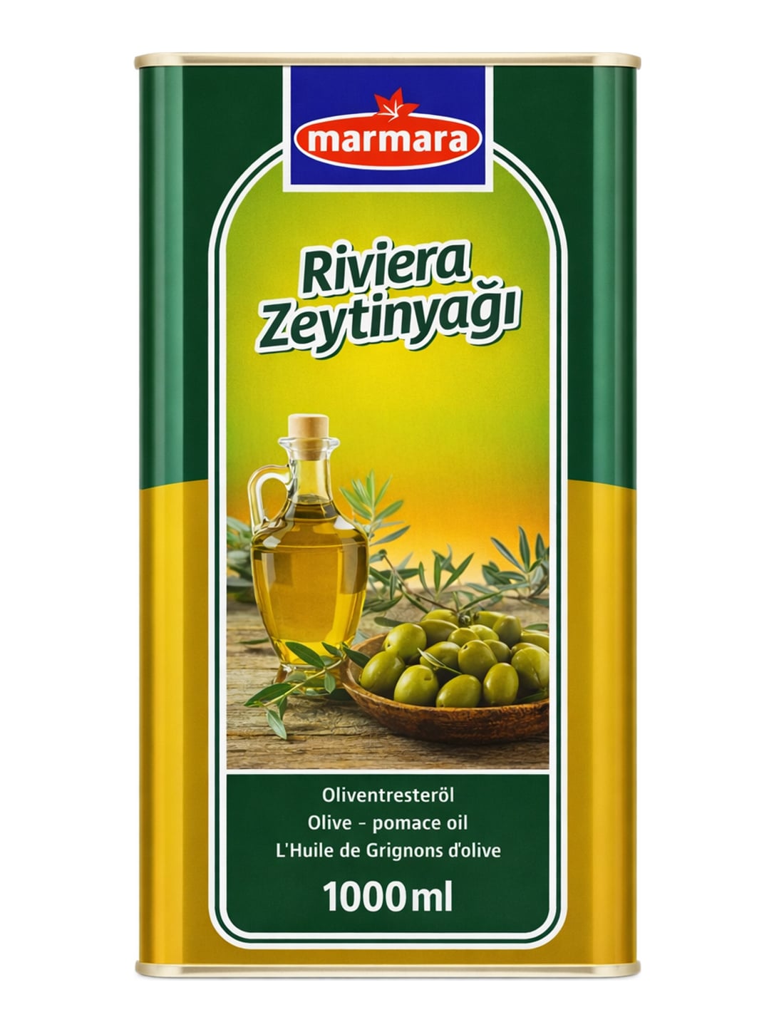 Marmara Riviera Zeytinyağı 1000 ml – Oliventresteröl Olive Pomace Oil