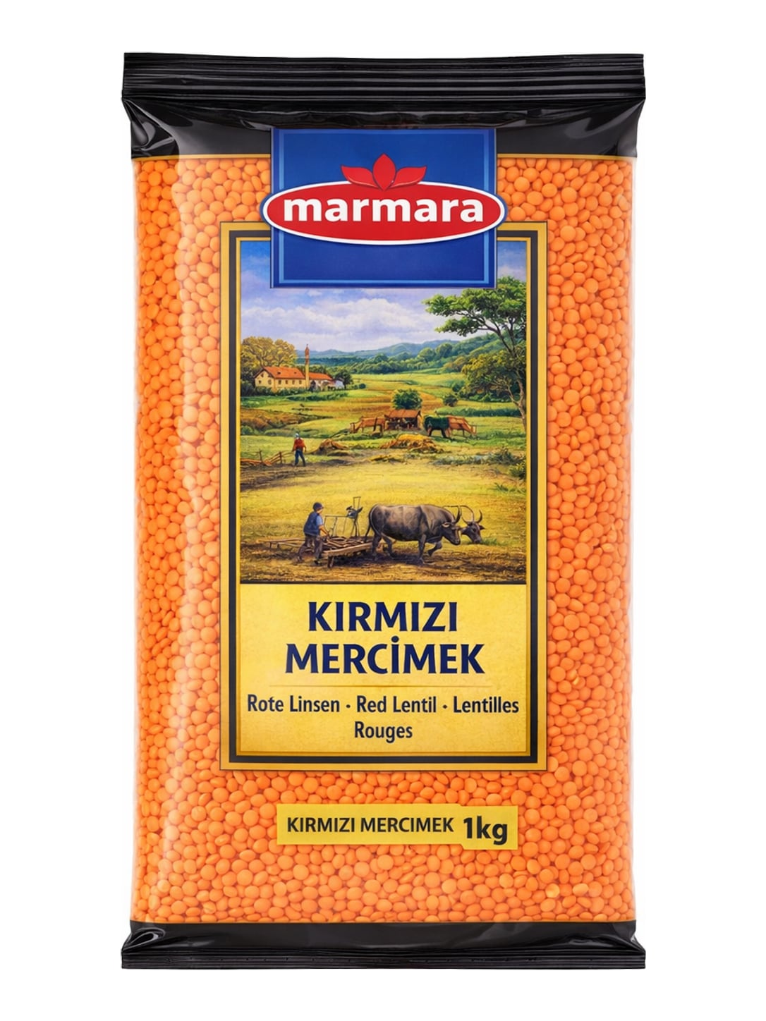 Marmara Rote Linsen 1 kg – Kırmızı Mercimek türkische rote Linsen