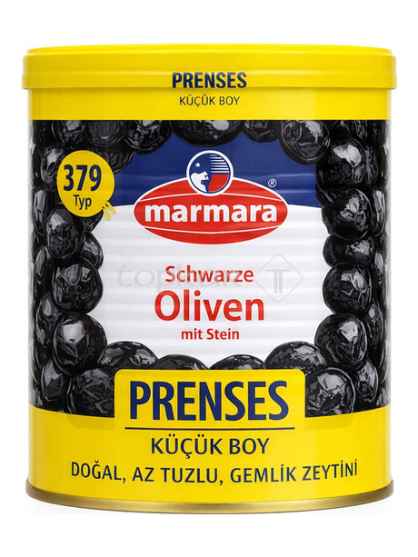 Marmara Schwarze Oliven mit Stein Prenses