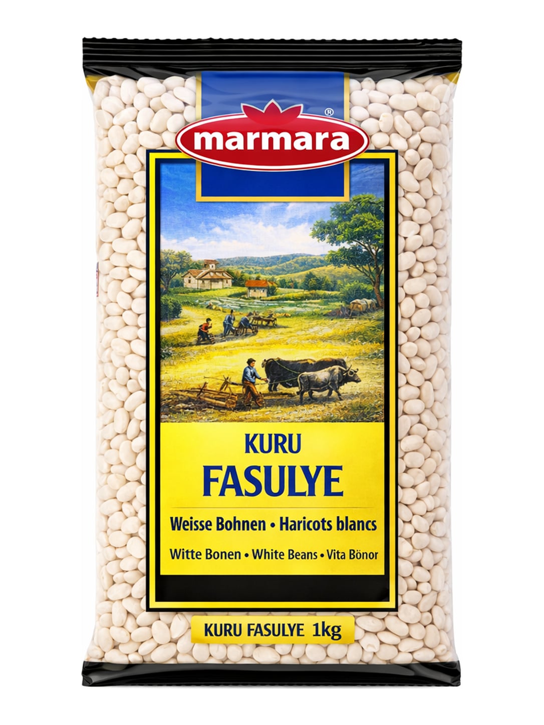 Marmara Kuru Fasulye 1 kg – getrocknete Weiße Bohnen White Beans