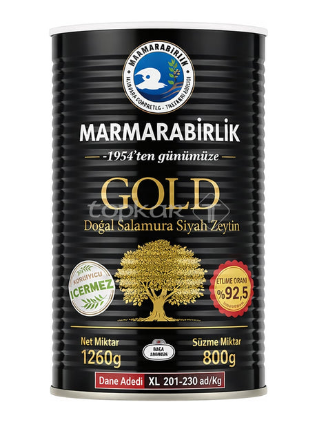 Marmarabirlik Gold Schwarze Oliven