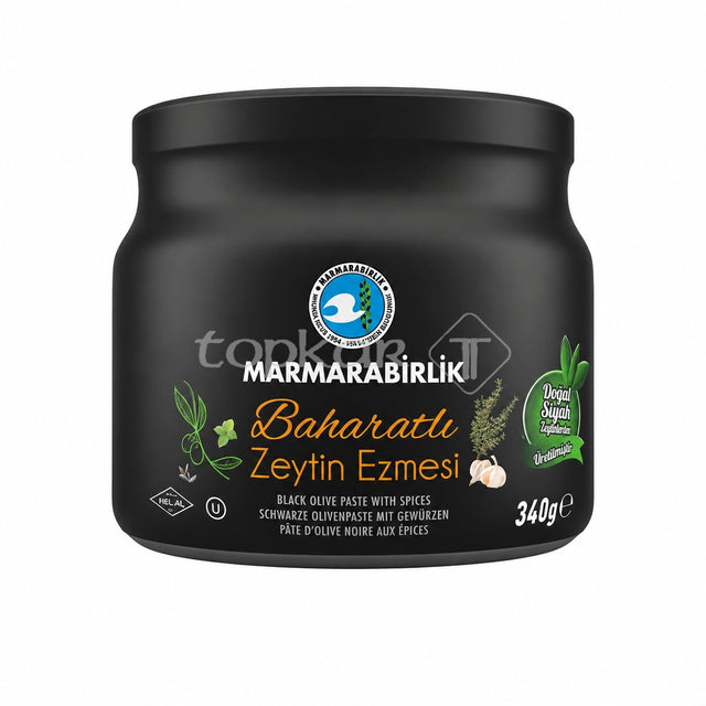 Marmarabirlik Schwarze Olivenpaste mit Gewürzen