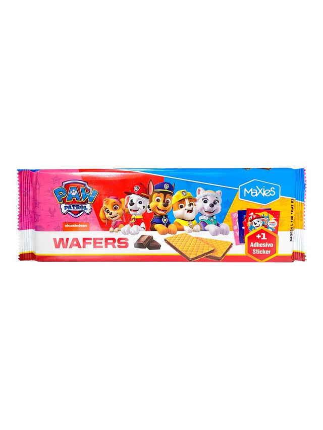 Maxies Paw Patrol Waffeln 150g – Schokoladencreme gefüllte Kinderwaffeln