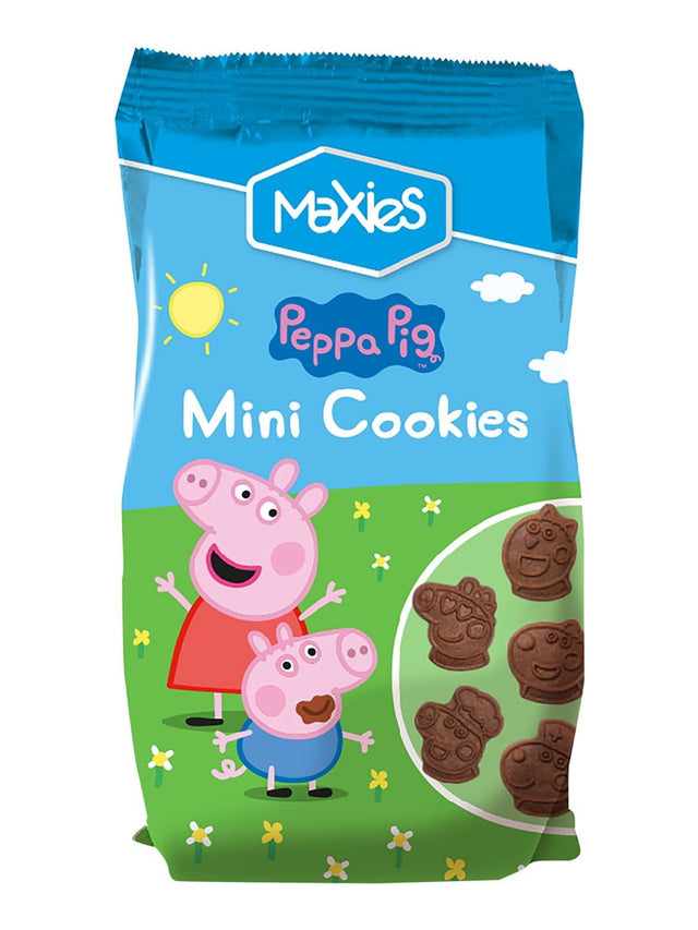 Maxies Peppa Pig Mini Cookies Kakao 100g – knusprige Kakao-Kekse für Kinder