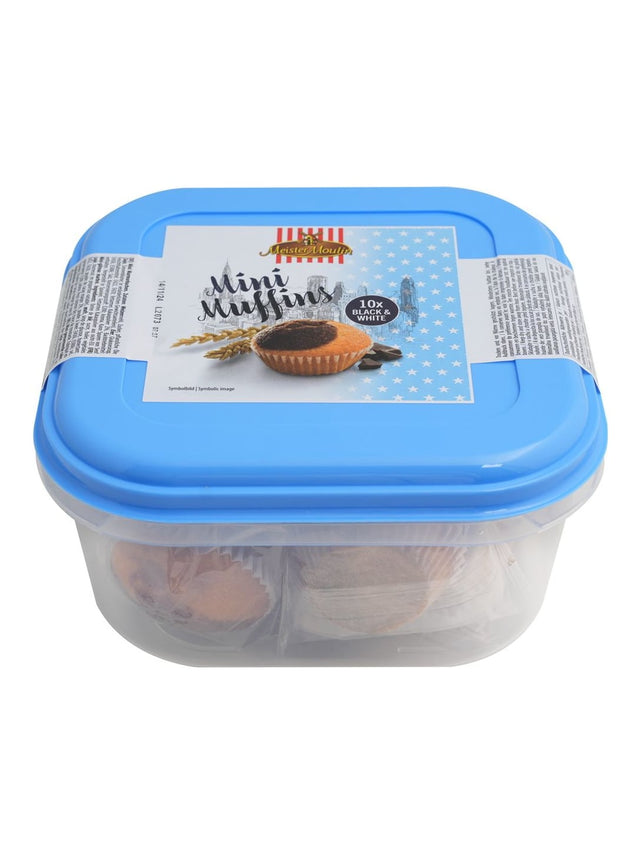 Meister Moulin Mini Muffins Black & White 250g – Mini Marmorkuchen Gebäck