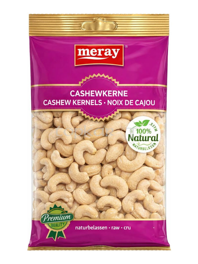 Meray Cashewkerne 225g – naturbelassene Cashews Noix de Cajou