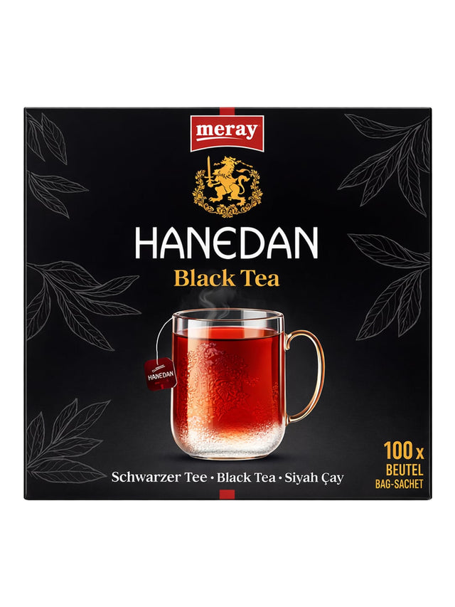 Meray Hanedan Black Tea 180g – Ceylon Schwarztee mit Bergamotte 100 Teebeutel
