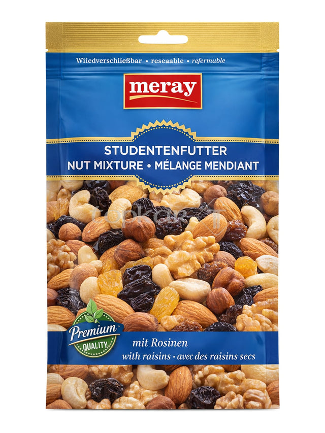 Meray Studentenfutter mit Rosinen 150g – Kokteyl Çerez Nussmischung