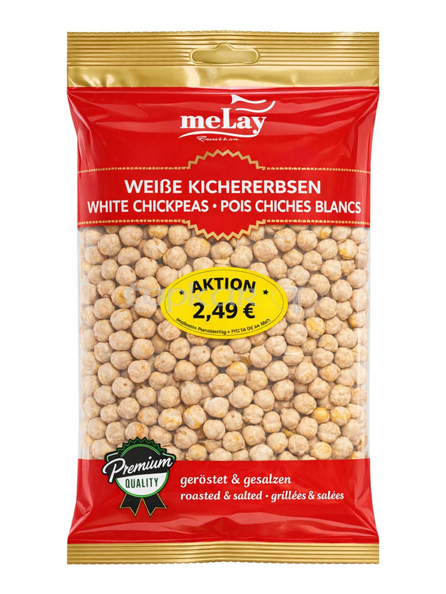 meray Nuts Weiße Kichererbsen 250g – Beyaz Leblebi geröstete gesalzene Kichererbsen