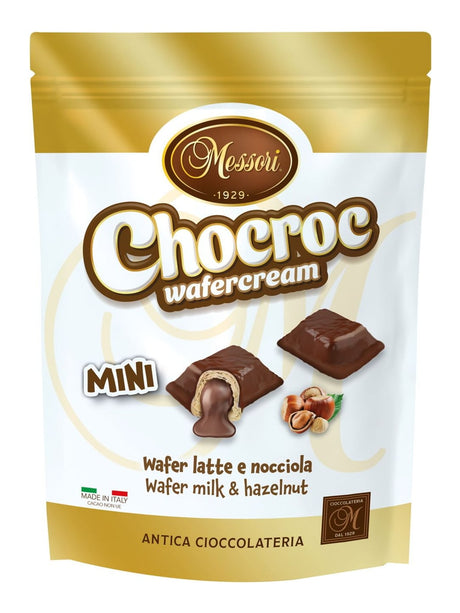 Messori Chocroc Mini Waffeln 96g – Schokowaffeln Milch & Haselnuss