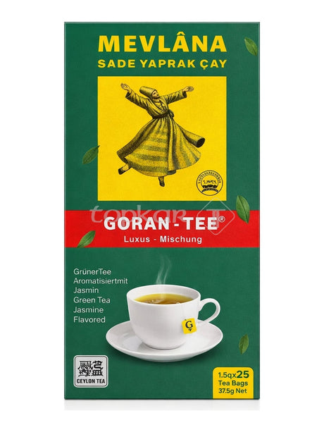 Mevlana Gruner Tee mit Jasmin Teebeutel