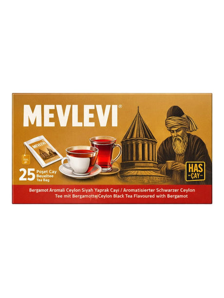Mevlevi Bergamot Ceylon Schwarztee 50g – Bergamot Aromalı Siyah Yaprak Çayı Has Tee