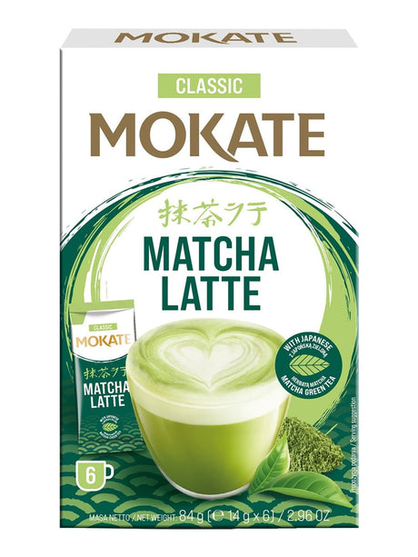 Mokate Matcha Latte Classic 84g – Matcha Grüntee Getränkepulver Instant