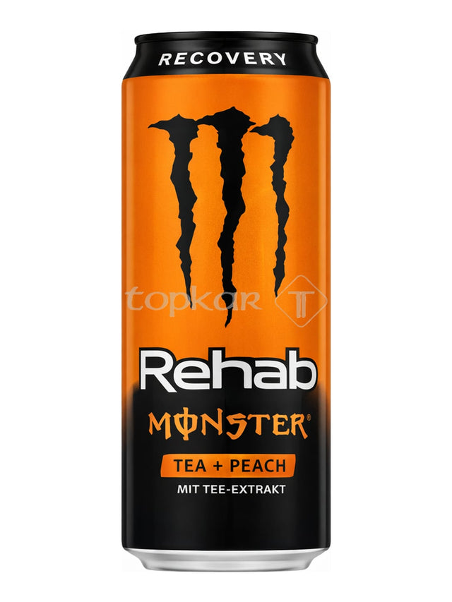 Monster Rehab Tea + Peach 500ml – Eistee Energy-Drink mit Pfirsich